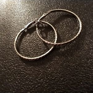 COPY - Silver hoop earrings